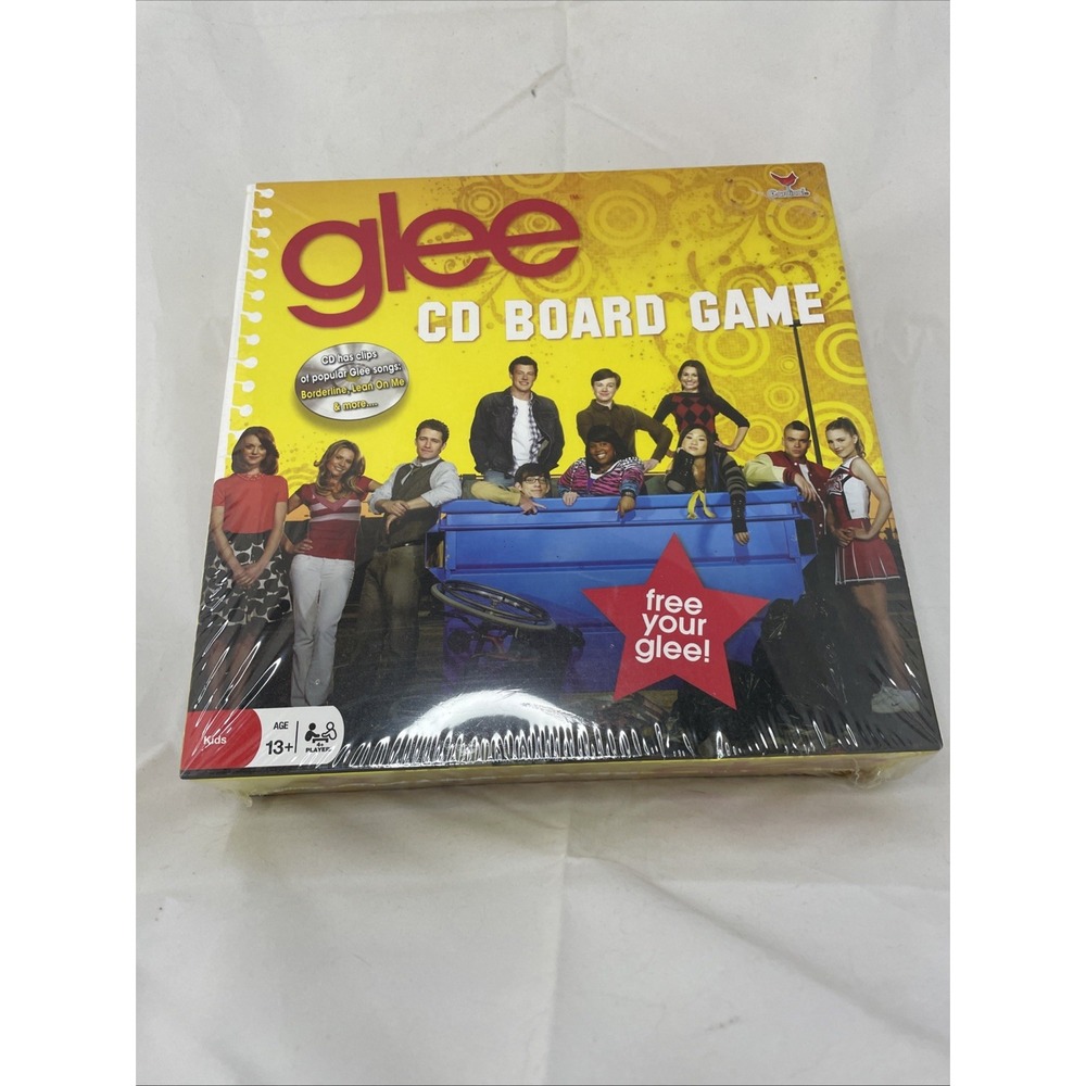 Glee CD Board Game Cardinal Games Factory SEALED Trivia Free Your Glee 2010